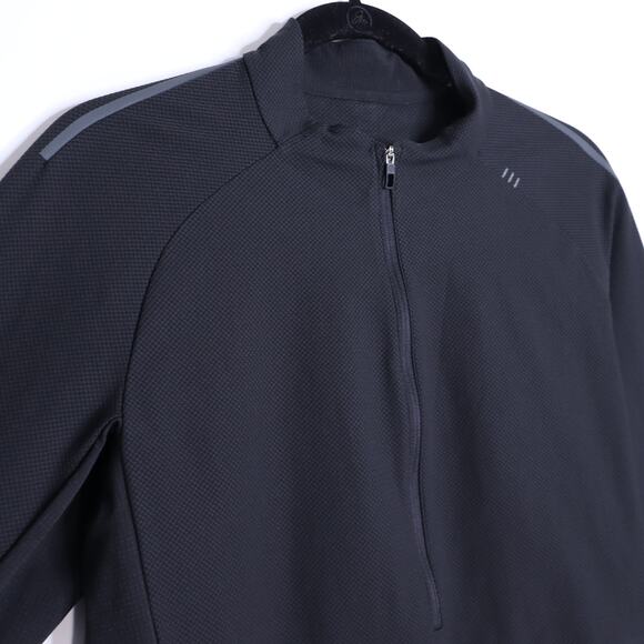 LULULEMON License to Train Half Zip Pullover Black Performance Jacket Men's S - Picture 4 of 8